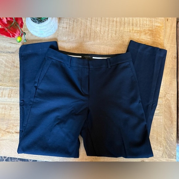 Ann Taylor Curvy Fit Navy Blue Dress Pants Size 10T Business Casual Office - Picture 1 of 5